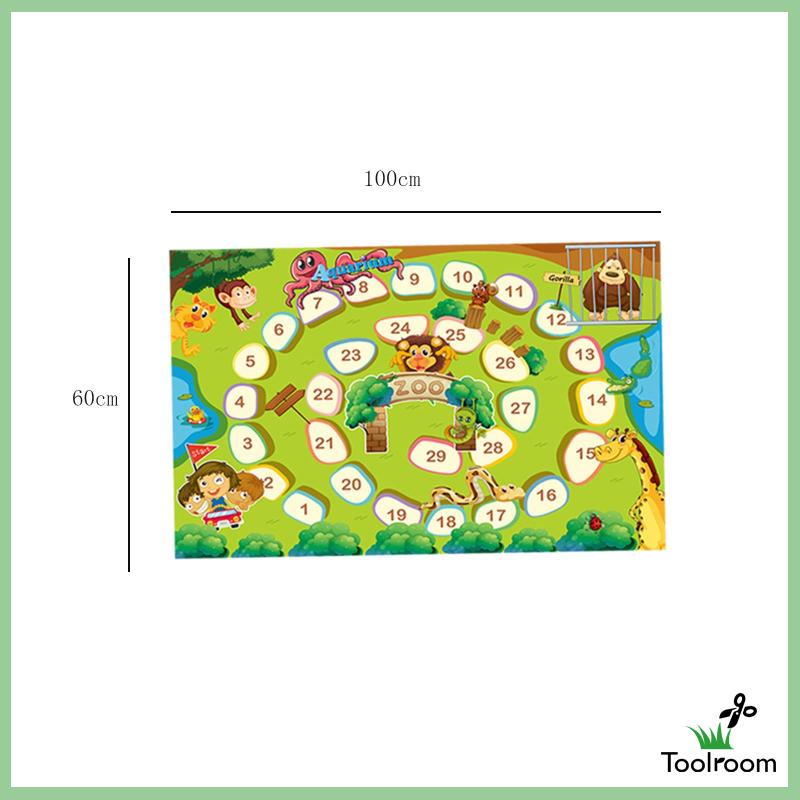 Miếng Dán Hình Dấu Chân Số Có Thể Tháo Rời Cho Lớp Học Gym