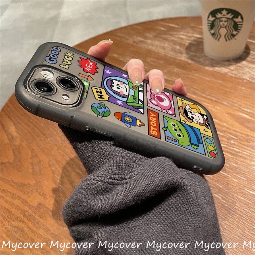 Ốp Điện Thoại Silicone Mềm Trong Suốt Họa Tiết Toy Story Cho iPhone 11 13 12 14 Pro Max X XR Xs Max 6 7 8 Plus