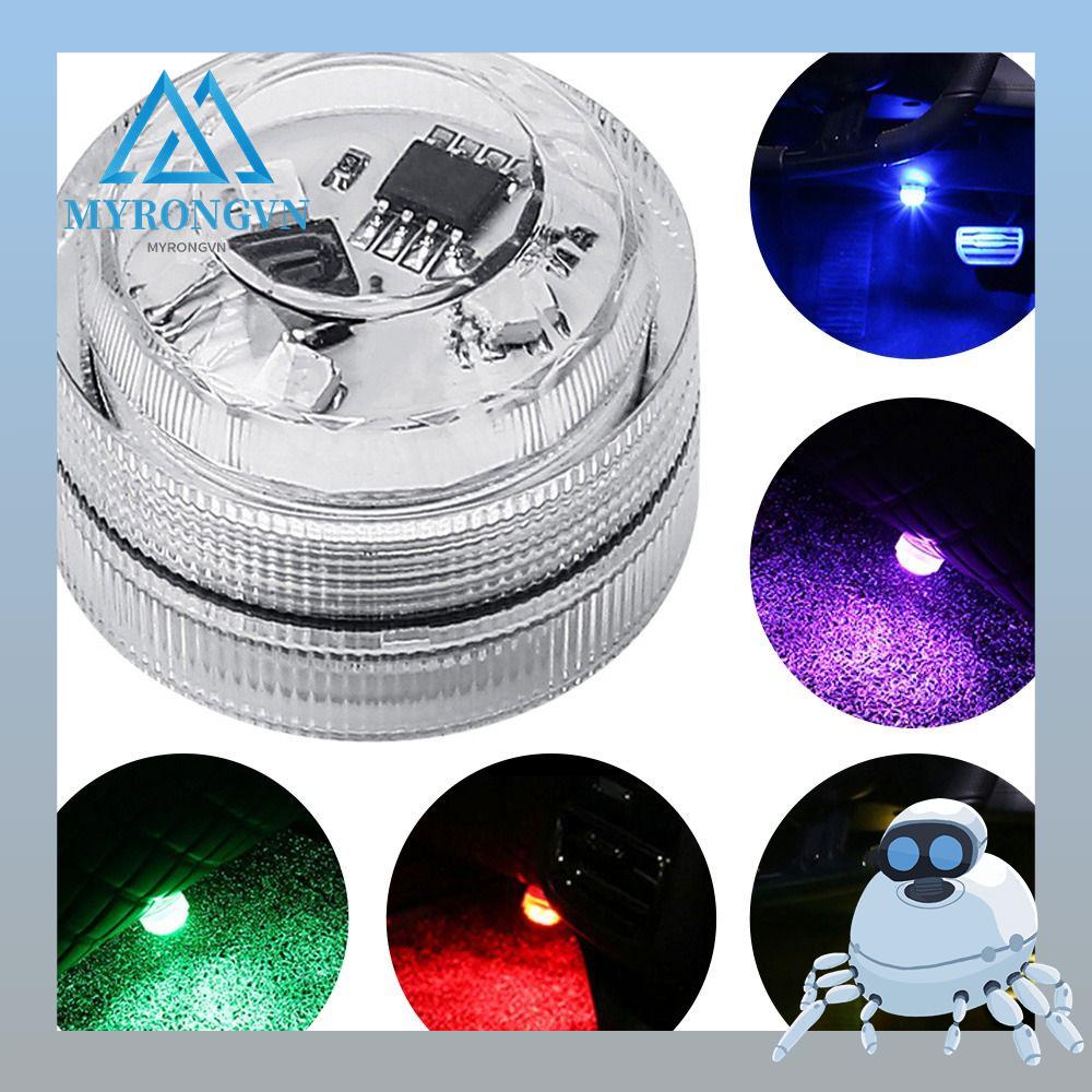 Đèn LED Nhiều Màu Sắc Điều Khiển Từ Xa Không Dây Gắn Nội Thất Xe Hơi