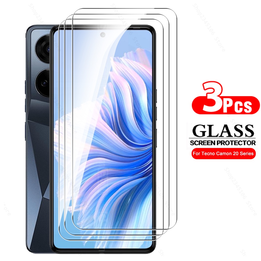 Set 3 Kính Cường Lực Bảo Vệ Màn Hình Điện Thoại Tecno Camon 20 Pro 4G Camon20 Premier 20Pro Camon20Pro 20Premier 5G