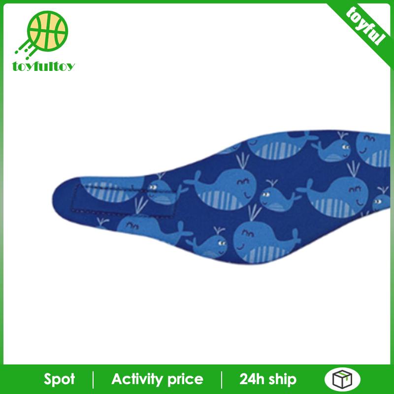 [Toyfulcabin] Băng Đô Bơi Co Giãn Bằng Cao Su Tổng Hợp Hình Đôi Tai Dễ Thương Chắc Chắn