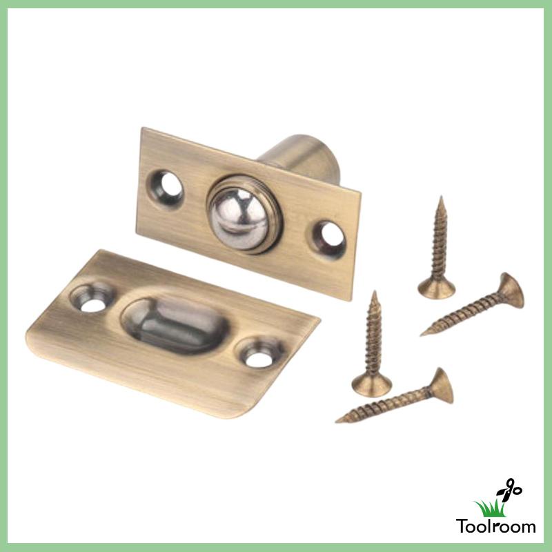 [Toolroom] Chốt Cửa Bóng Màu Đen