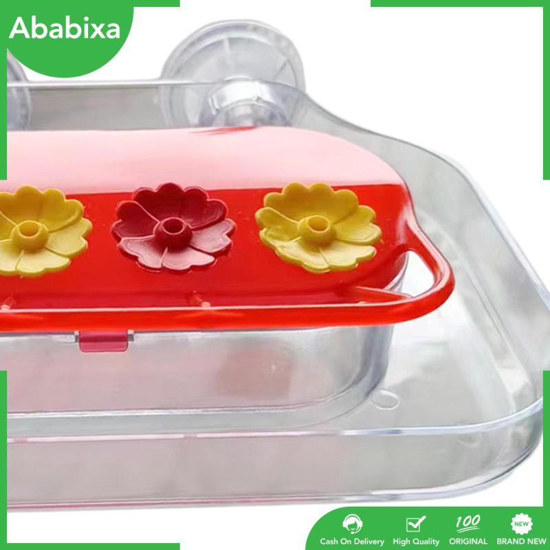 [Ababixa] Dụng Cụ Cho Chim Ăn Có 4 Cổng Hút Mạnh Dễ Lau Chùi Và Đổ Đầy