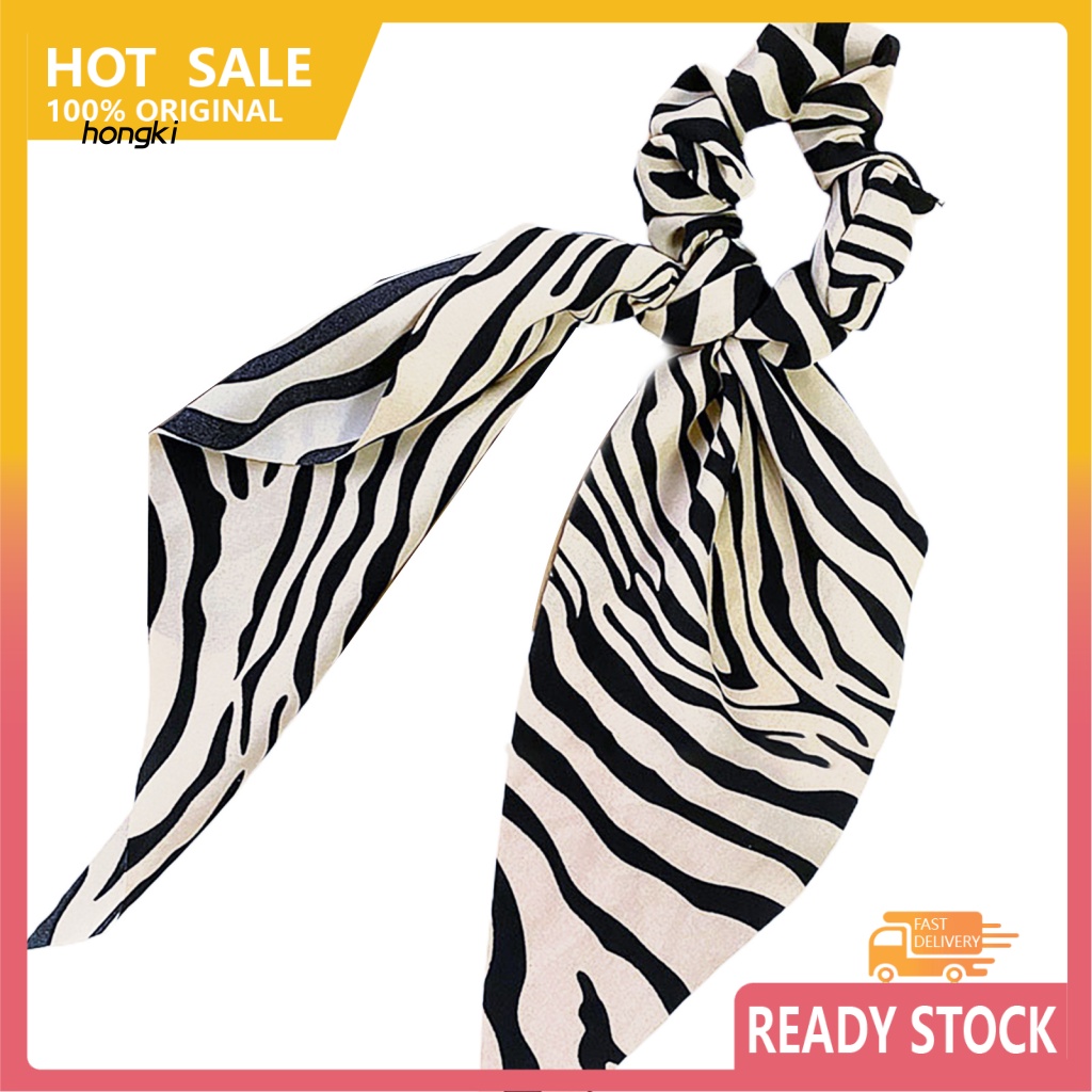 Dây Cột Tóc Họa Tiết Kẻ Sọc Phong Cách Cổ Điển Thời Trang Cho Nữ