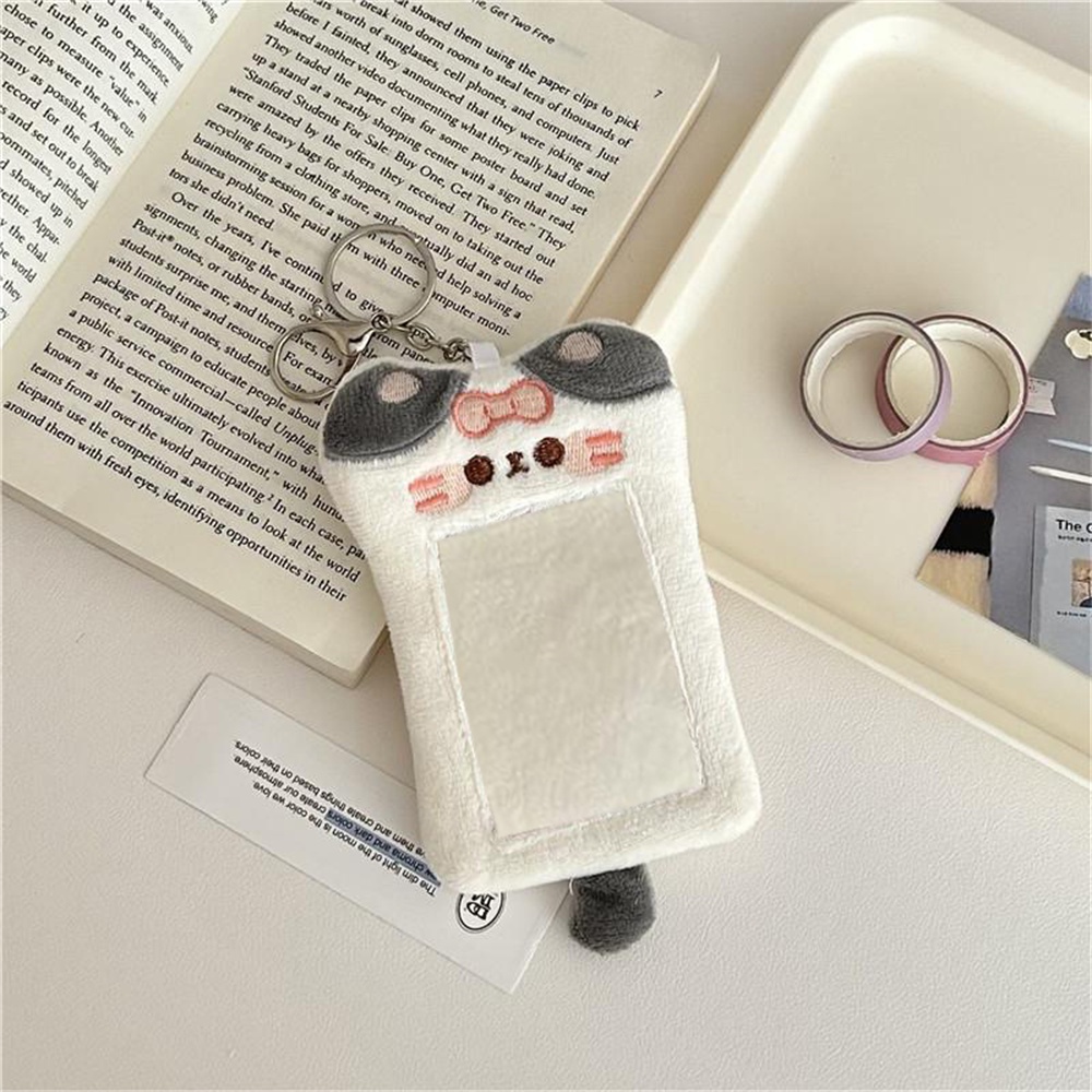 Móc Khóa Nhồi Bông 3 Inch Hình Động Vật Hoạt Hình Đáng Yêu