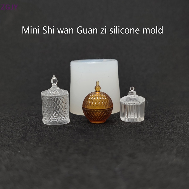 Mô Hình Hũ Kẹo / Bánh Quy / Thức Ăn Mini Bằng Silicon Độc Đáo Trang Trí Nhà Búp Bê Mới