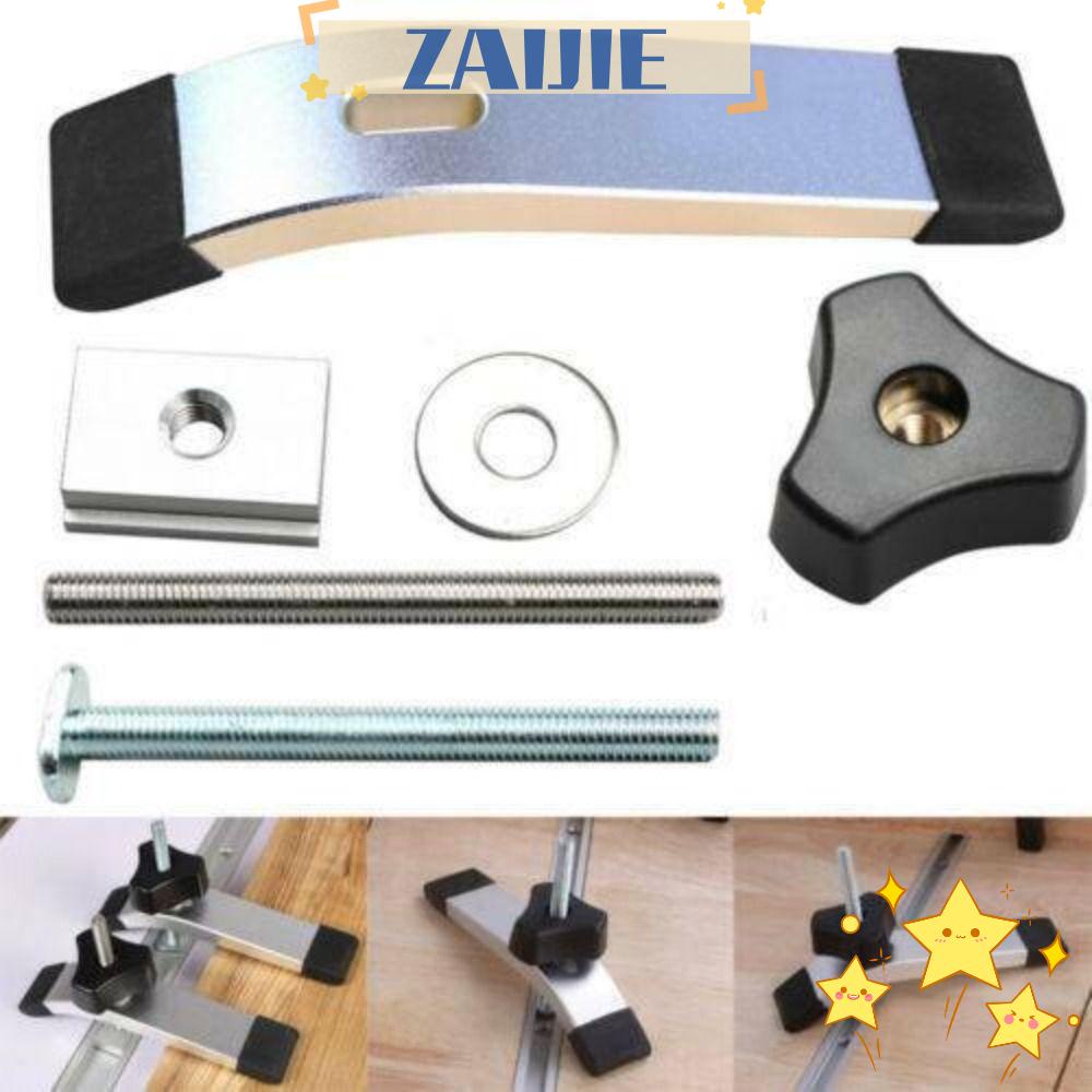 ZAIJIE24 Bộ Dụng Cụ Cố Định Rãnh Vít Chữ T 24 Răng Bằng Hợp Kim Nhôm Chuyên Dụng Làm Mộc