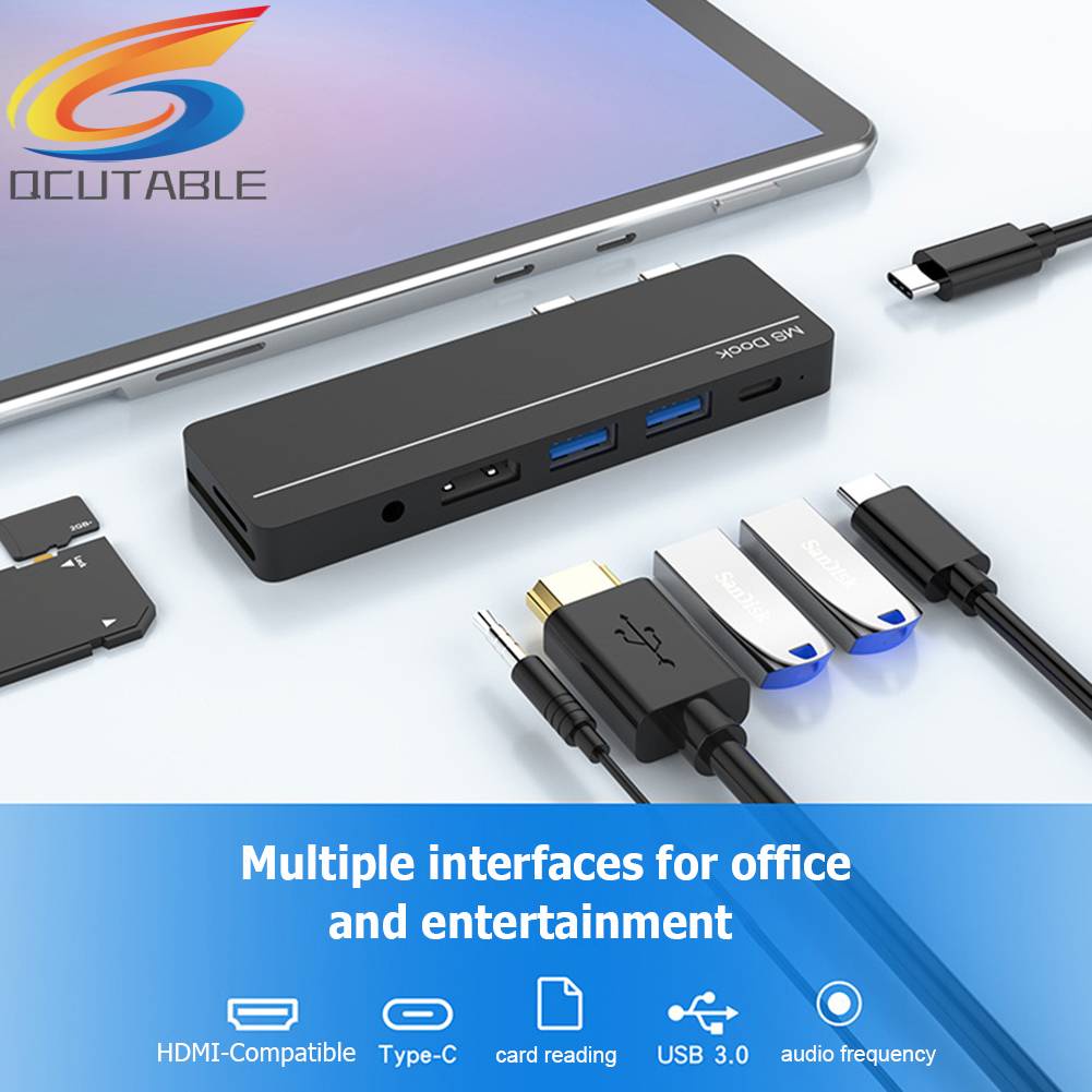 Bộ Chia Cổng Sạc USB Loại C Cho Surface Pro x / Pro8