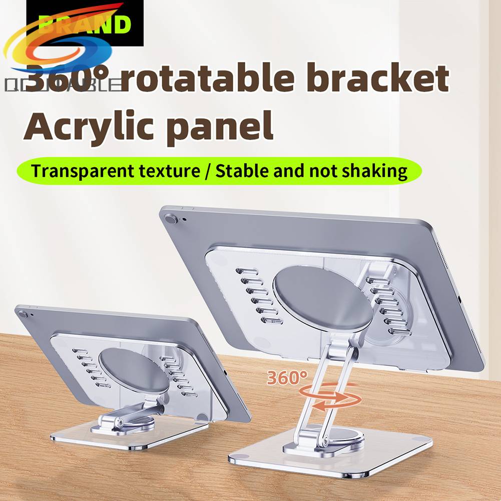 Giá Đỡ Máy Tính Bảng Trong Suốt Chống Trượt Có Thể Gấp Gọn Tiện Dụng Cho Gia Đ