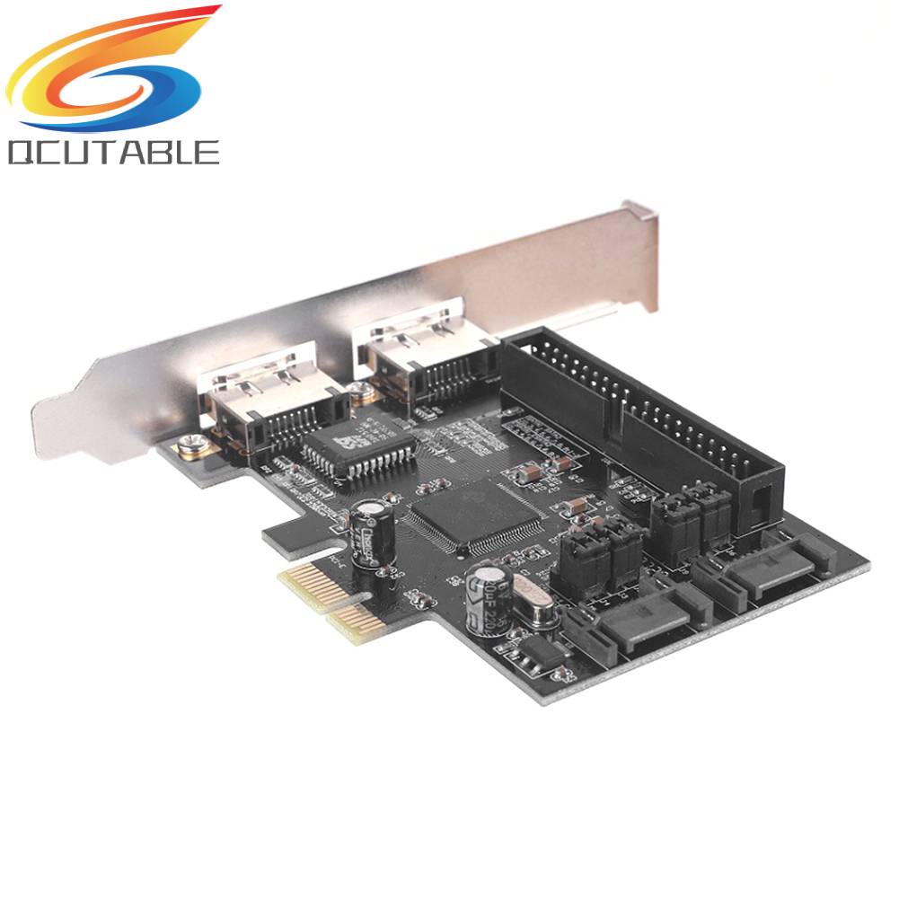Card Mở Rộng PCI-E PCIe 2 Cổng SATA IDE eSATA JMB363