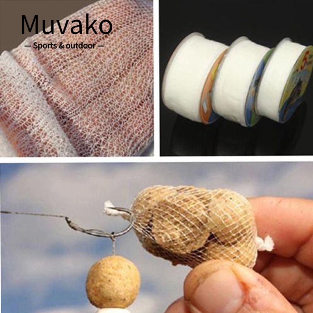 MUVAKO Túi Nhựa Đựng Mồi Câu Cá Chất Lượng Cao 5M 25 / 37 / 44mm