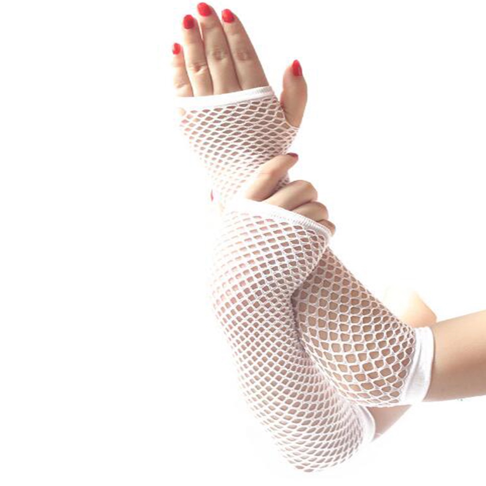 Găng Tay Lưới Hở Ngón Quyến Rũ Cho Nữ