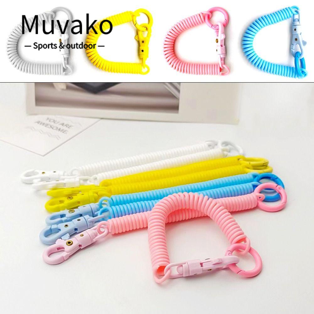 MUVAKO Bộ 3 Móc Khóa Điện Thoại Co Giãn Chống Thất Lạc Mang Đi Leo Núi / Cắm Trại Tiện Dụng