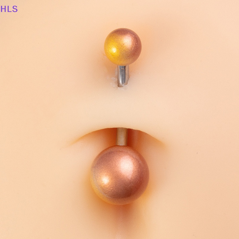 Set 5 Khuyên Rốn Bằng Thép Không Gỉ Thời Trang Cá Tính