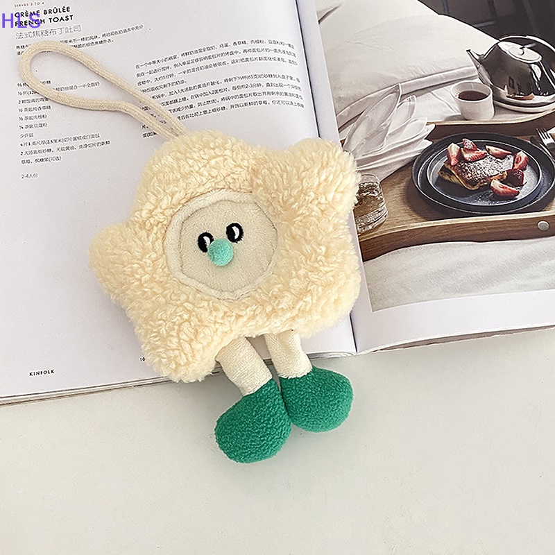 Móc Khóa Hình Búp Bê Nhồi Bông Mềm Mại Đáng Yêu