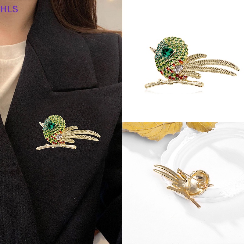 Ghim Cài Áo Hình Chú Chim Đính Đá Thời Trang Cho Nữ