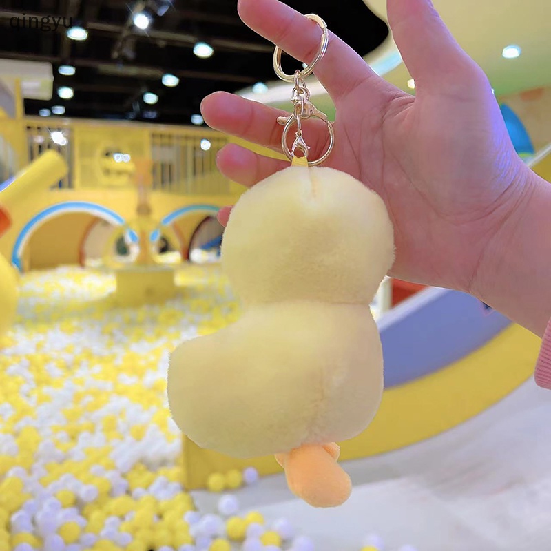 1 Móc Khóa Vịt Nhồi Bông Mềm Mại 12cm