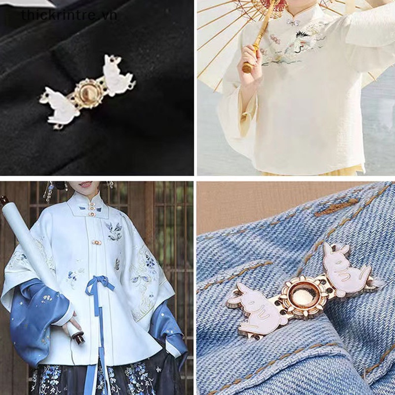 Khóa Cài Thắt Lưng Bằng Kim Loại Phong Cách Hanfu Trung Hoa Cổ Điển