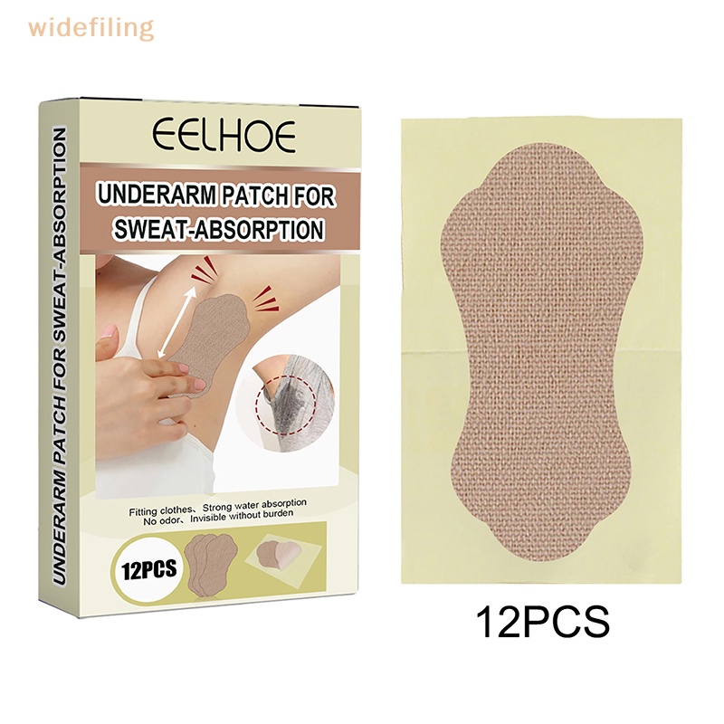 Bộ 12 Miếng Dán Thấm Mồ Hôi Vùng Da Dưới Cánh Tay Cho Nam Và Nữ