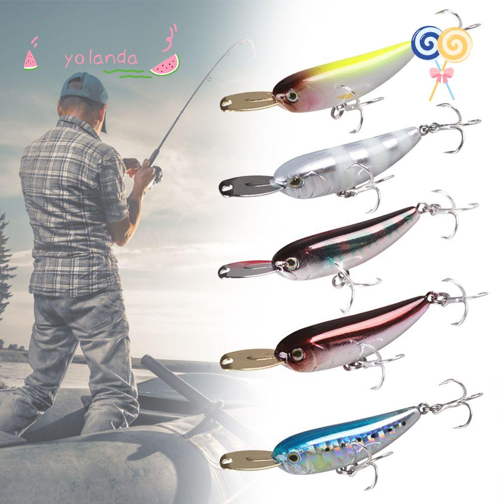 YOLA Mồi Câu Cá Giả Lưỡi Dài 40mm 5.5g Thiết Kế Mới Tiện Dụng