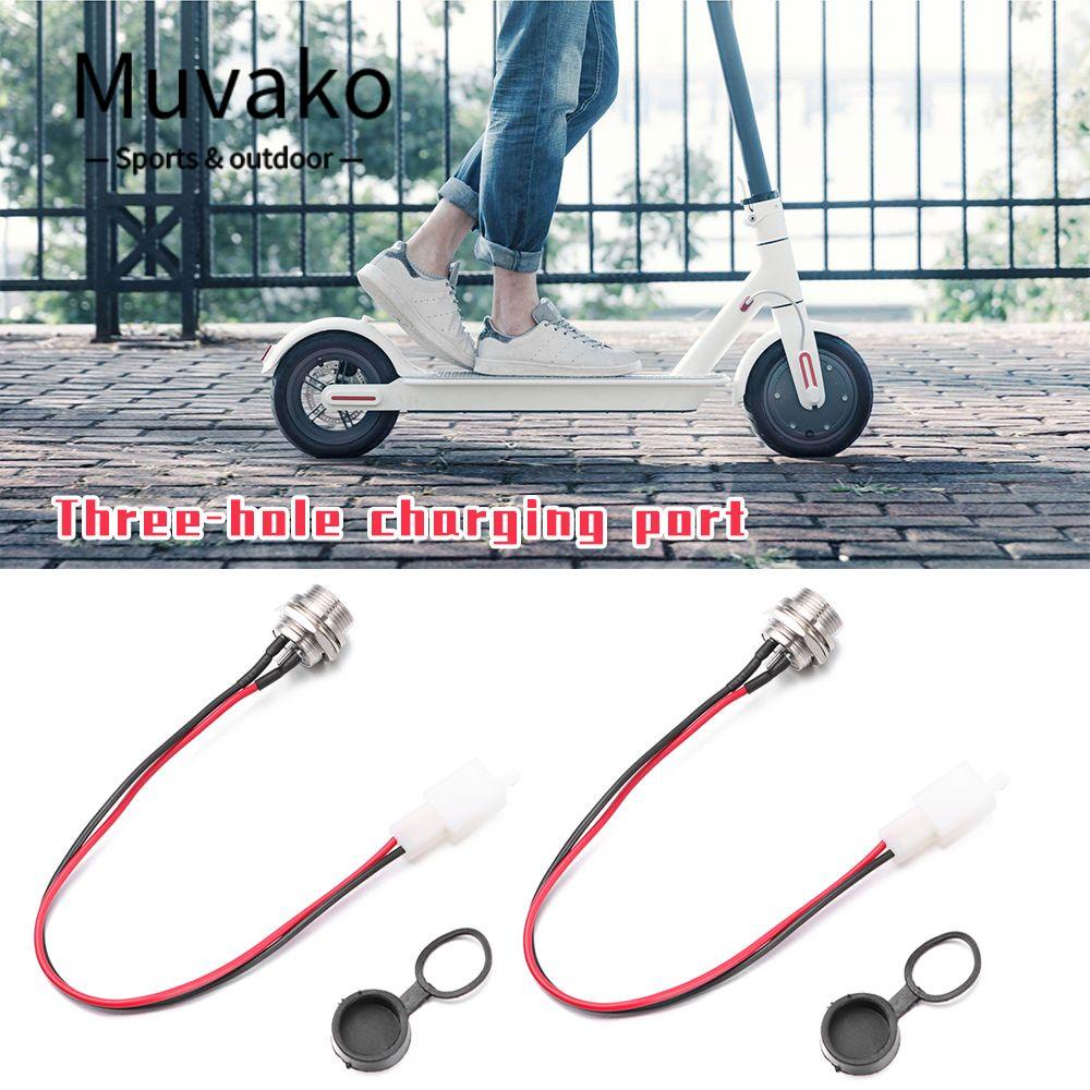 MUVAKO Ổ Cắm Sạc Pin Chuyên Nghiệp Dành Cho Xe Đạp Điện Movako
