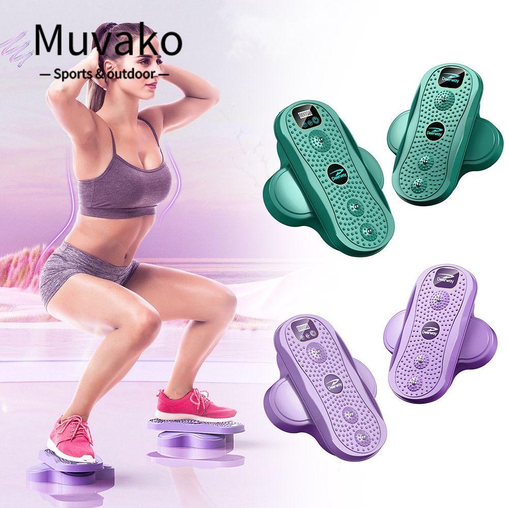 MUVAKO Đĩa Xoay Tập Aerobic Thắt Lưng Không Gây Tiếng Ồn Thông Minh