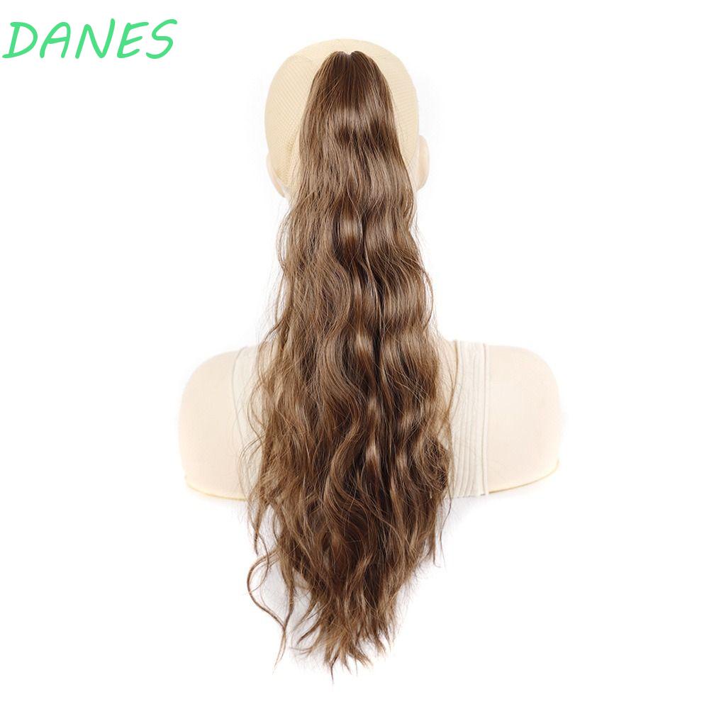 DANES Tóc Giả Màu Nâu Bằng Sợi Tổng Hợp Cách Nhiệt Dễ Phối Đồ Dành Cho Nữ