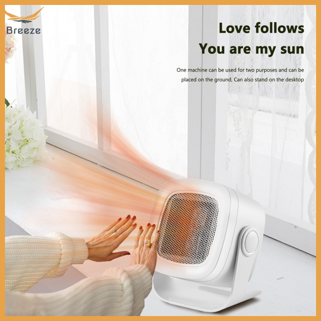 Quạt Sưởi 800w 45db Góc Rộng 90 Độ Ít Ồn Tiện Dụng Cho Phòng Khách / Phòng Ngủ / Văn Phòng