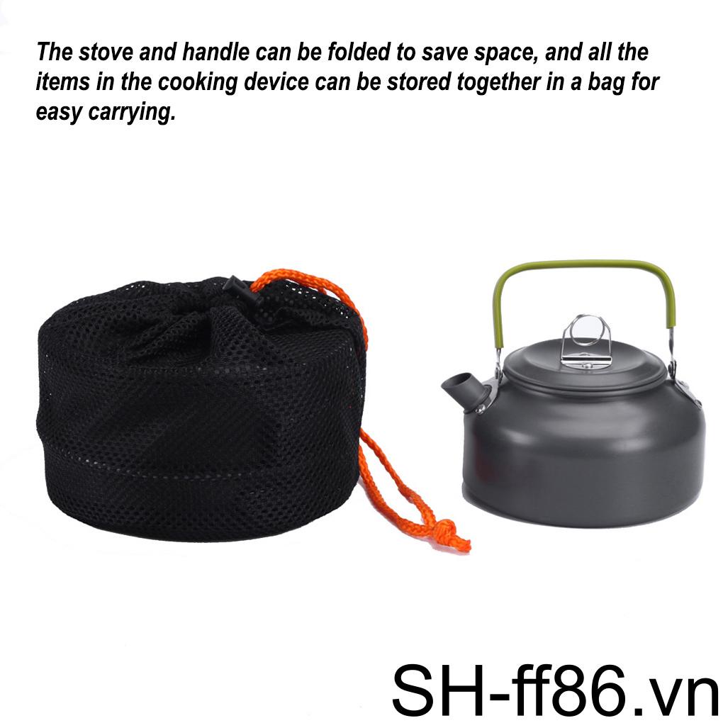Set 3 Dụng Cụ Nấu Ăn Bằng Nhôm Cách Nhiệt Chống Dính Có Tay Cầm Có Thể Gập Lại Cho Hoạt Động
