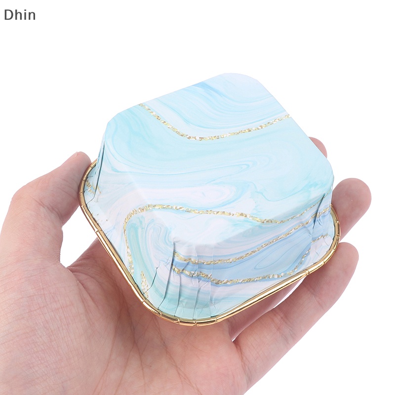 Bộ 50 Đế Lót Bánh Muffin Dày Dặn Màu Vàng Kim Sang Trọng Tiện Dụng