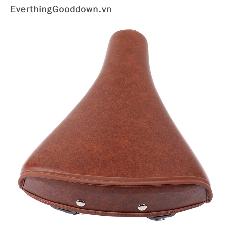 Everthinggooddown Yên Xe Đạp Bằng Da PU Thoải Mái Phong Cách Cổ Điển