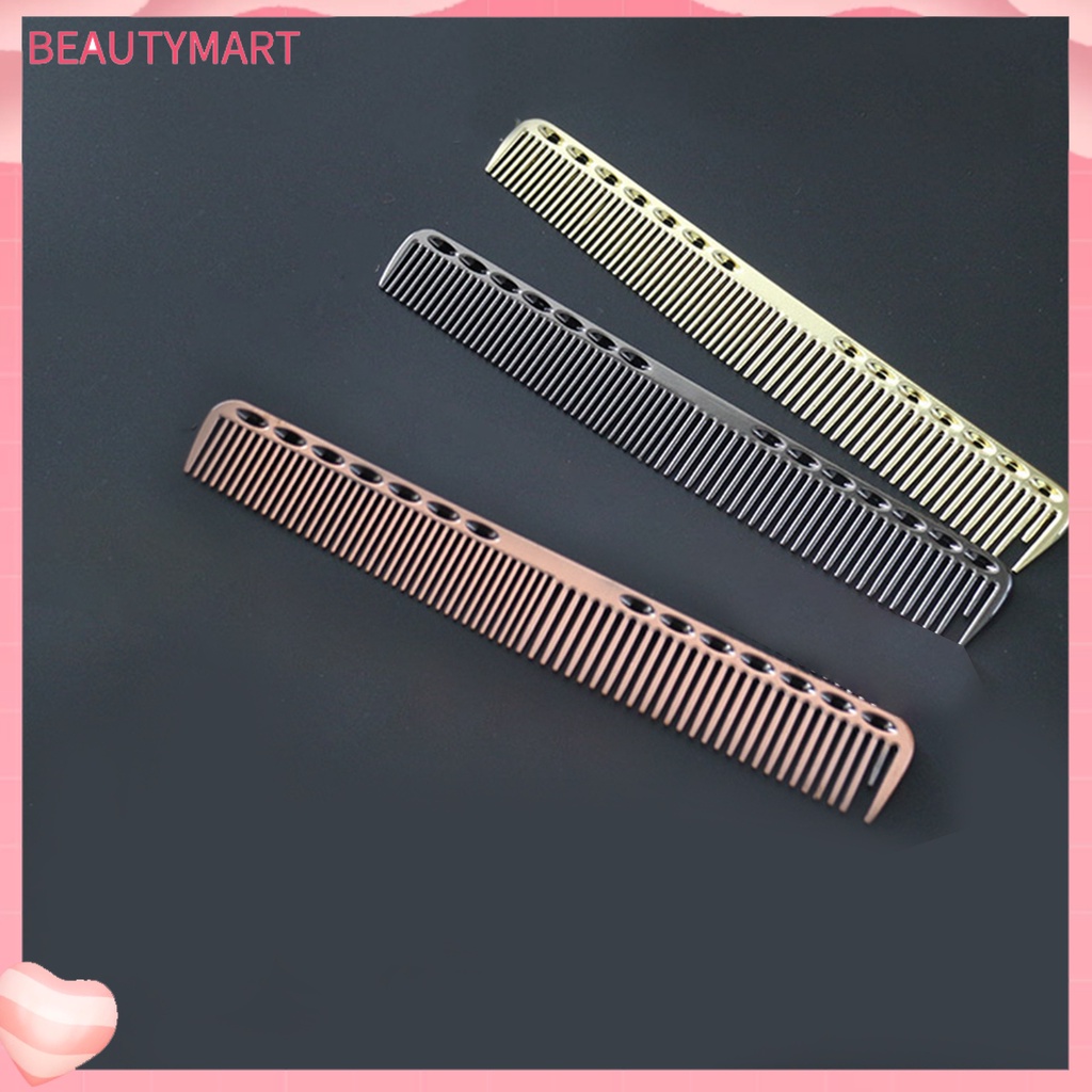 Lược Chải Tóc Bằng Nhôm Chống Tĩnh Điện Màu Sắc Đơn Giản