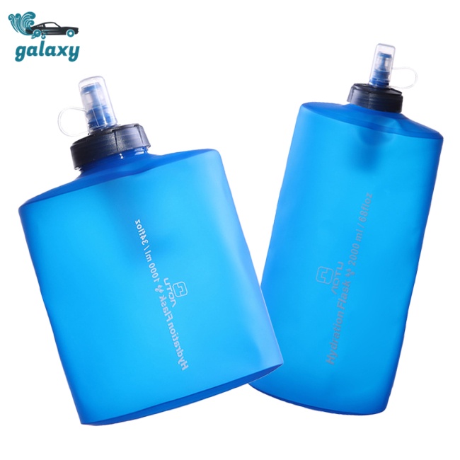 Galaxy Bình Nước Mềm Dung Tích Lớn 1000ml / 2000ml Có Bộ Lọc Tiện Dụng Khi Đi Bộ Đường Dài