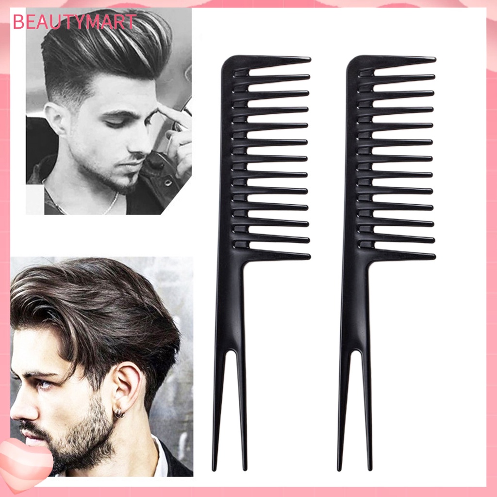 Lược Chải Tóc Đa Năng Bằng Nhựa Màu Đen Phong Cách Retro