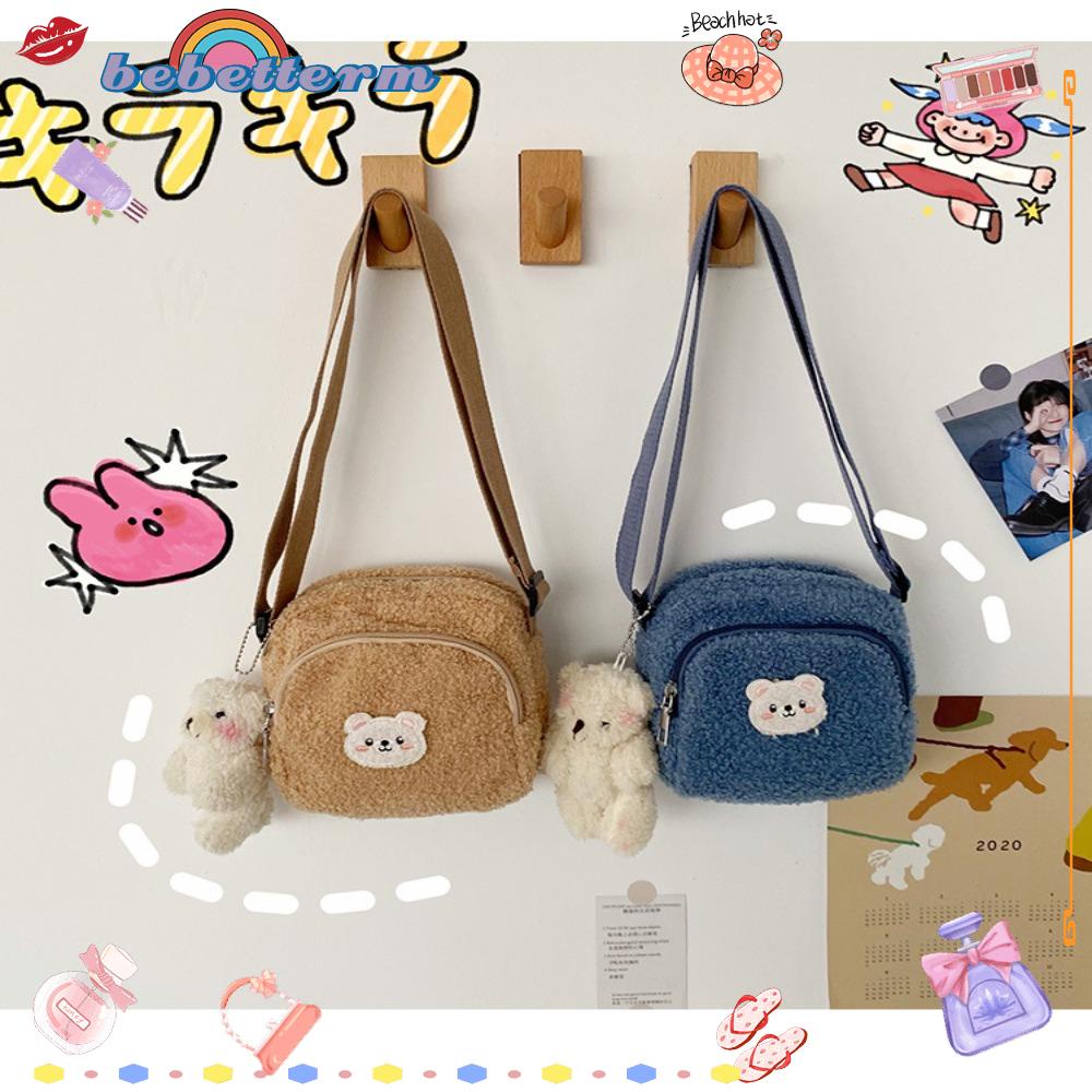 BEBETTERM Túi Đeo Chéo Có Khóa Kéo Kiểu Dáng Mới Dành Cho Nữ