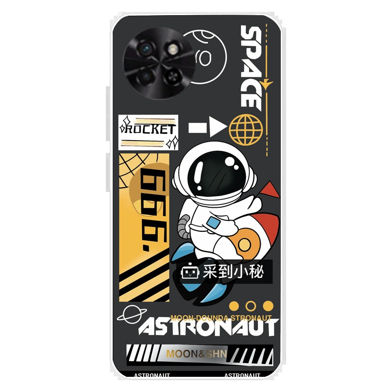 Ốp Điện Thoại Mềm Màu Đen Cho Itel S23