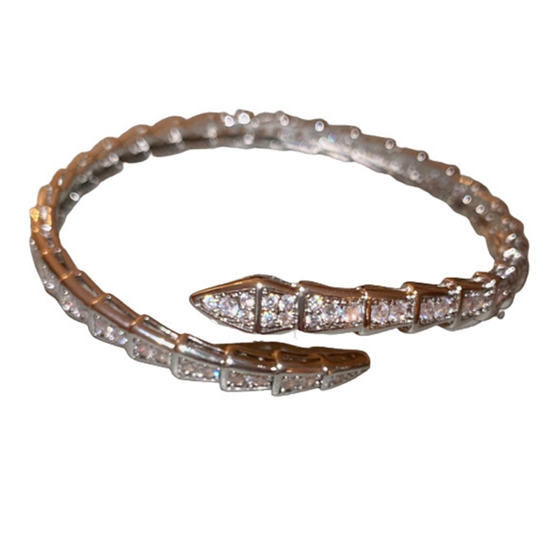 Vòng Đeo Tay Margot3 Bằng Thép Titan Đính Đá Zircon Toàn Diện Đơn Giản