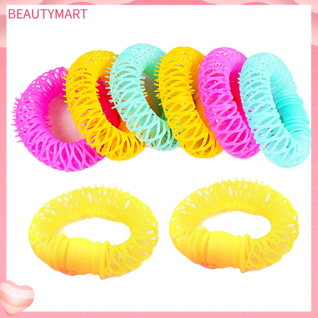 Bộ 8 Lô Uốn Tóc Bằng Nhựa Tạo Hiệu Ứng Tinh Tế Tái Sử Dụng Được