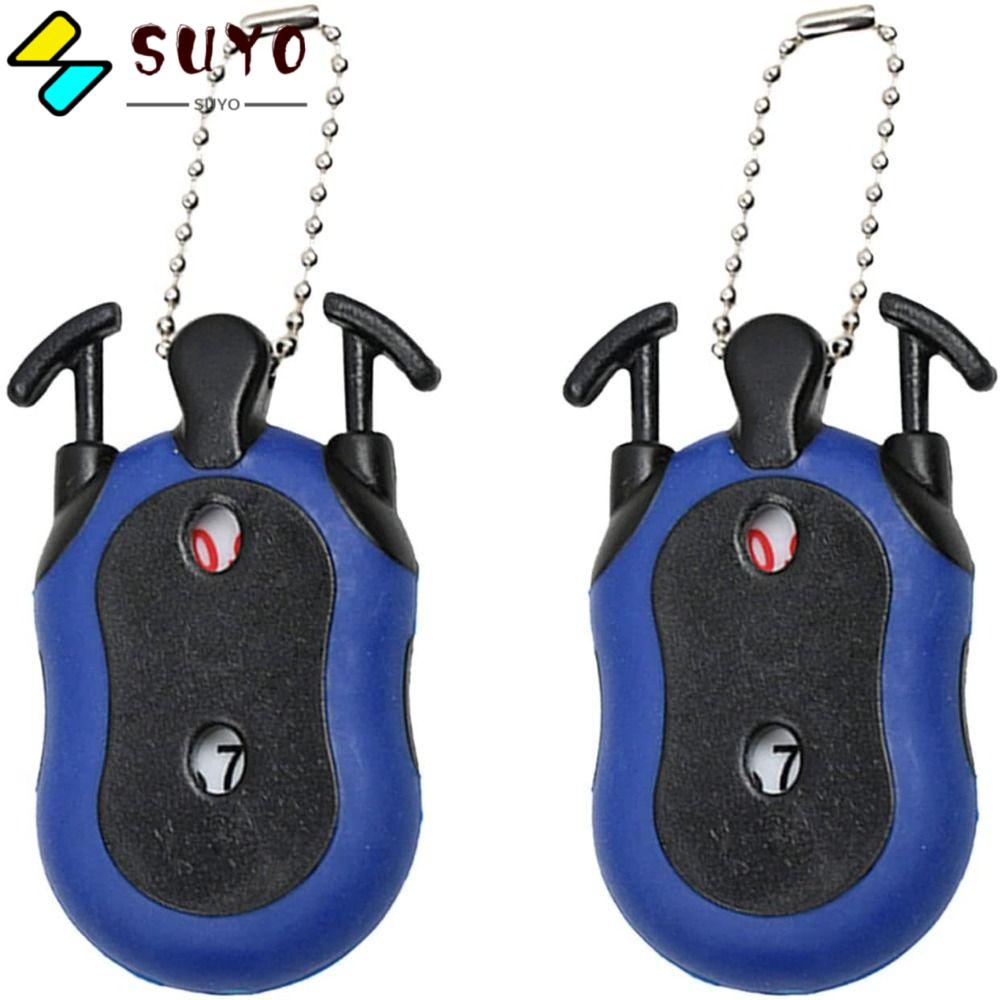 Suyo Score Phụ Kiện Đếm Số Lần Hình Vuông Nhỏ Gọn Cho Gậy Đánh Golf Thể Thao Ngoài Trời