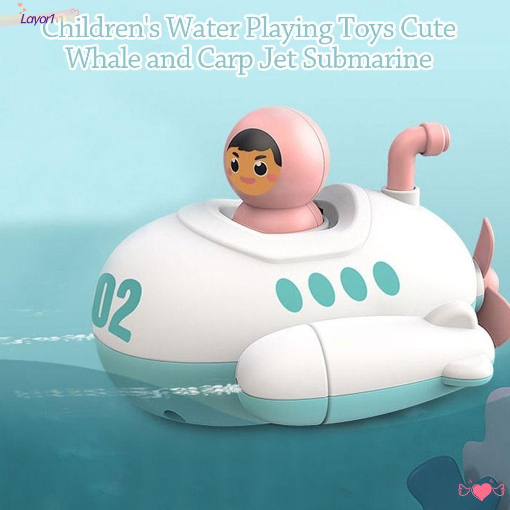 Đồ Chơi Tàu Ngầm Hoạt Hình Sử Dụng Dây Cót Trong Phòng Tắm Dành Cho Trẻ Em LAYOR1