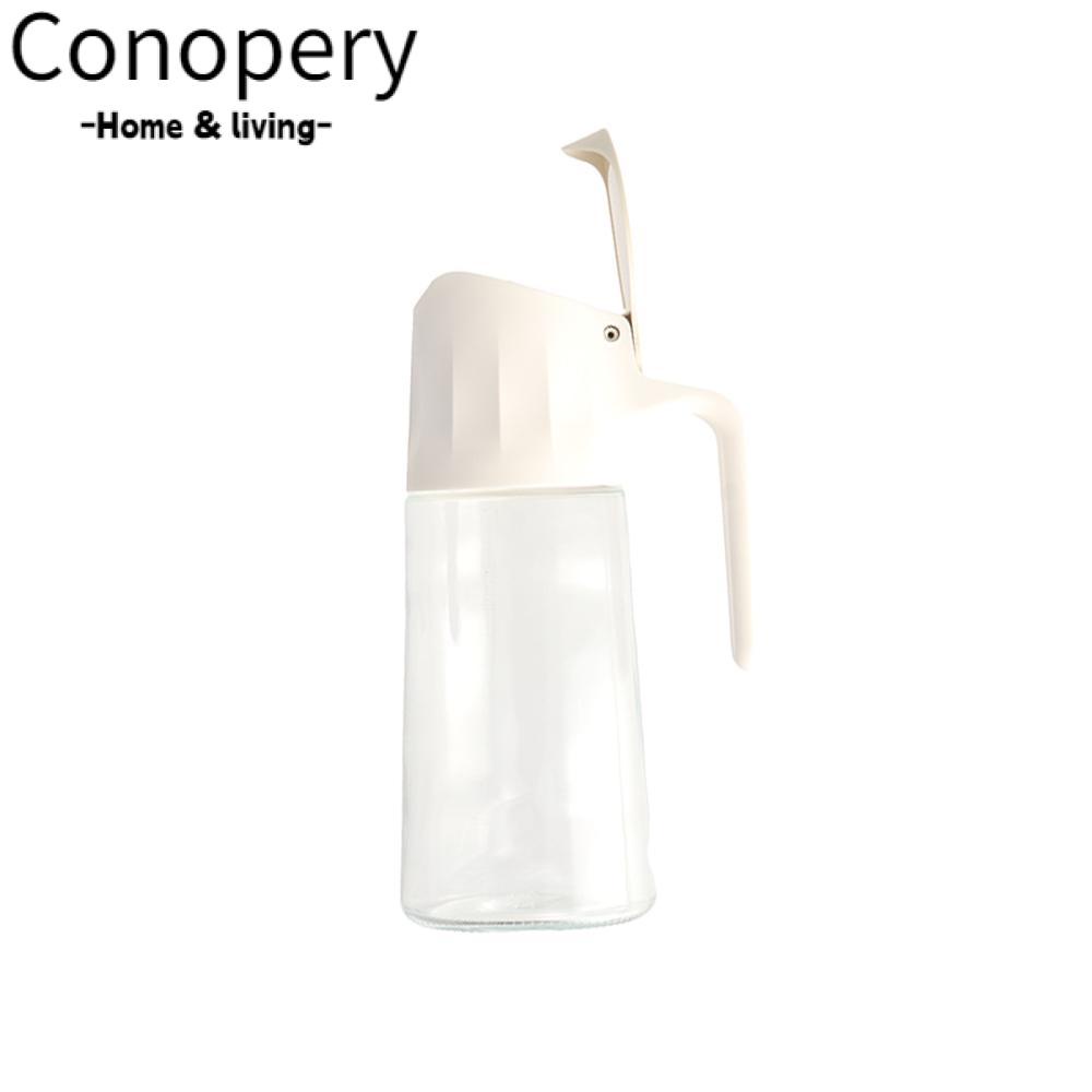 CONOPERY Bình Thủy Tinh Đựng Gia Vị Nắp Lật Tiện Dụng
