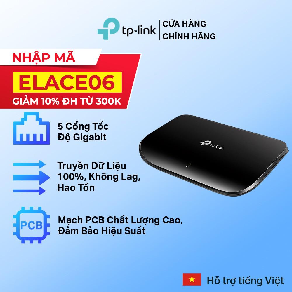 [Hỏa Tốc] Bộ Chia Tín Hiệu Switch TP-Link TL-SG1005D 5 cổng RJ45 Gigabit - Hàng Chính Hãng