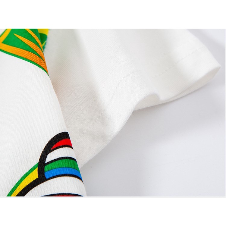 Áo Thun Tay Ngắn In Họa Tiết 3D Phong Cách Trung Hoa Thời Trang Mùa Hè 2023 Dành Cho Bé Trai Và Bé Gái