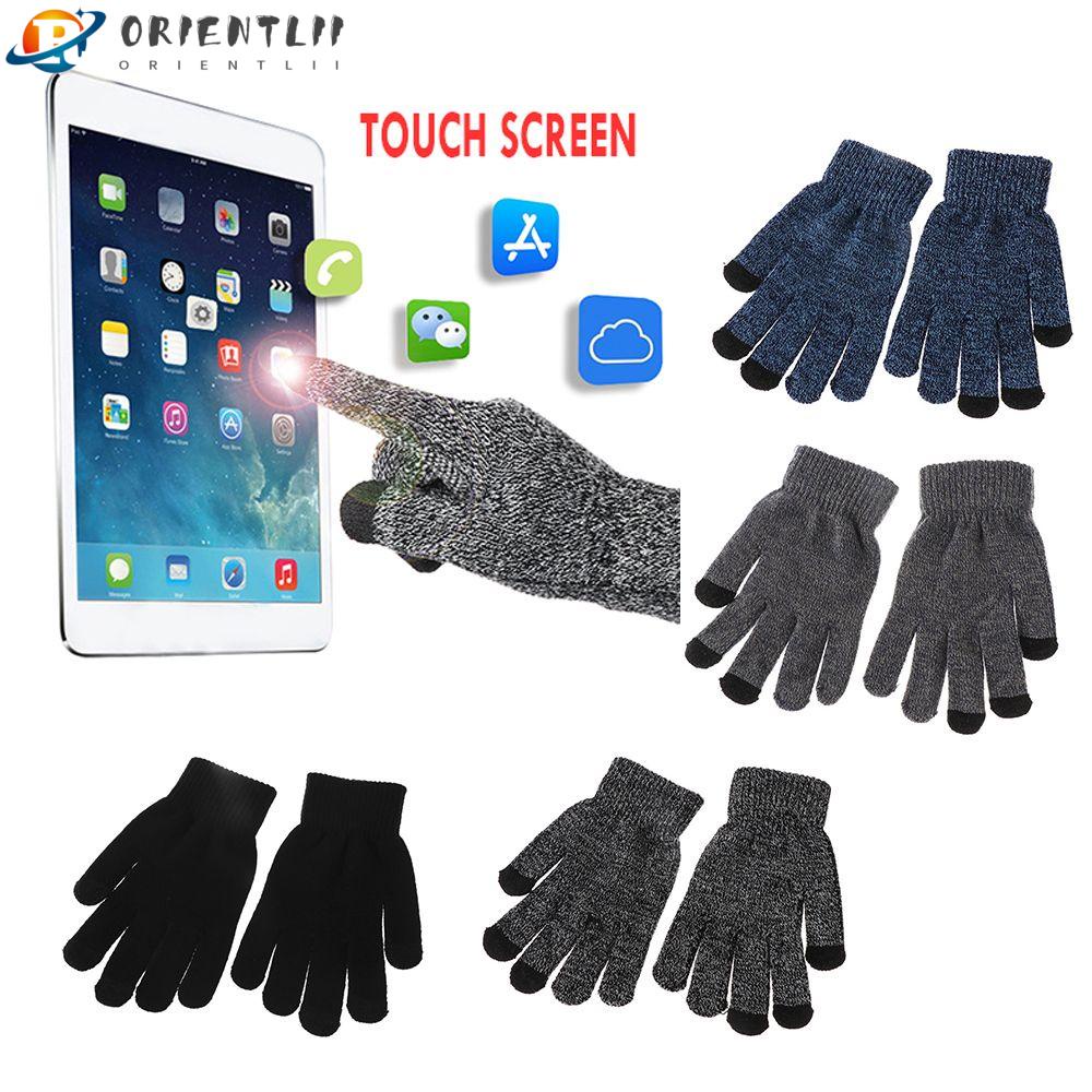 ORIENTLII Găng Tay Cảm Ứng Màn Hình Điện Thoại Cho Nam Nữ