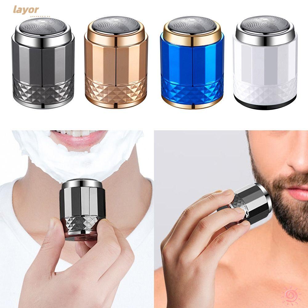 Máy Cạo Râu Điện Tử Tự Động Kích Thước Mini Bỏ Túi Có Thể Giặt Sạch Cho Nam