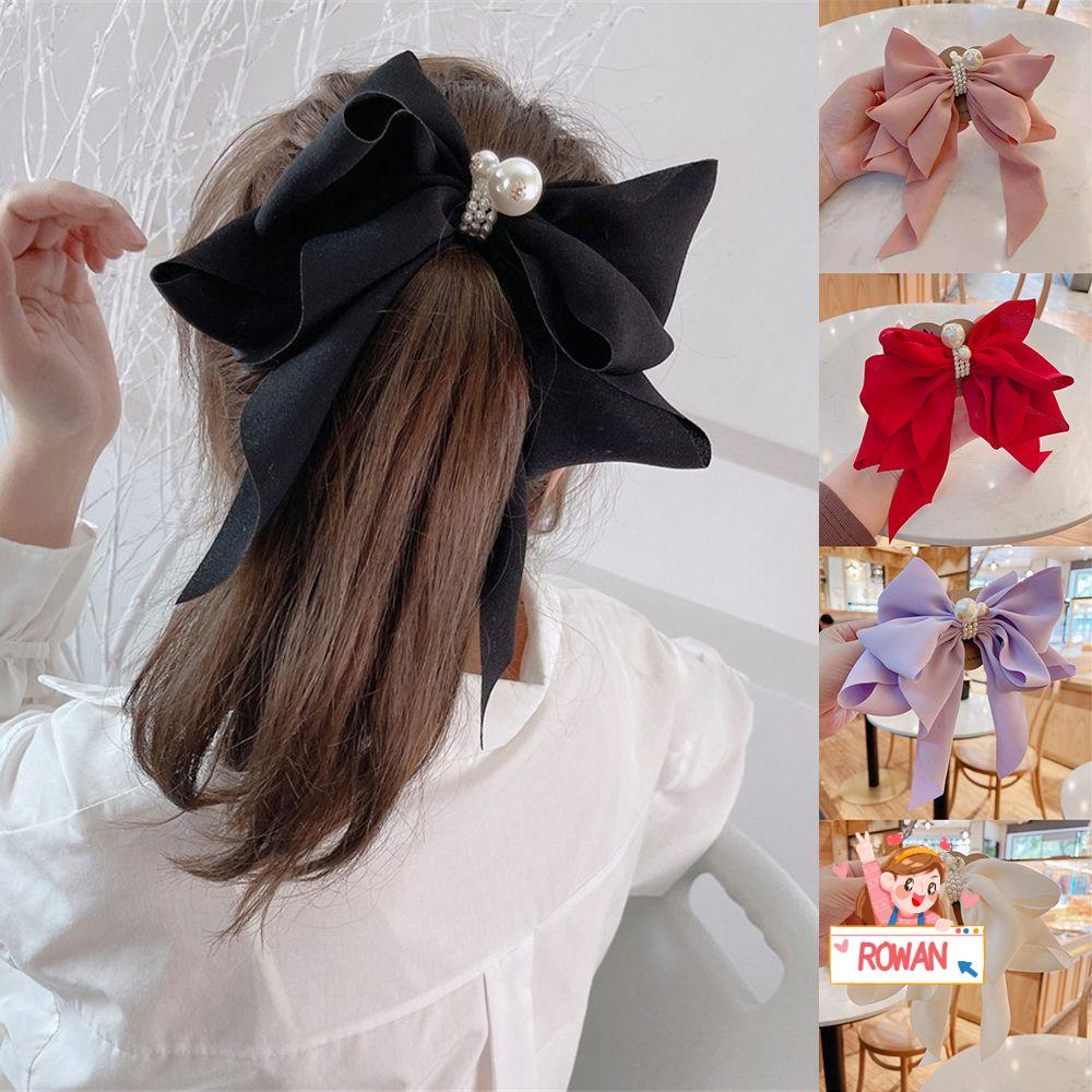 ROWANS Kẹp Tóc Đuôi Ngựa Thời Trang Cho Nữ