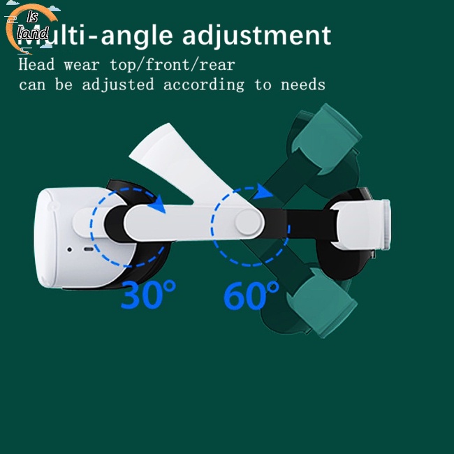 Dây Đeo Đầu Cân Bằng Thoải Mái Có Thể Điều Chỉnh Thay Thế Cho Kính Thực Tế Ảo Oculus Quest2 Vr