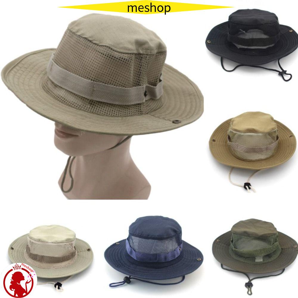 Mũ Tai Bèo Rộng Vành Vải Cotton Thoáng Khí Chống Nắng Tia UV Tiện Dụng Đi Săn