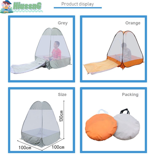 Lều Cắm Trại Một Lớp Gấp Gọn Nhanh Dùng Trong Nhà / Ngoài Trời