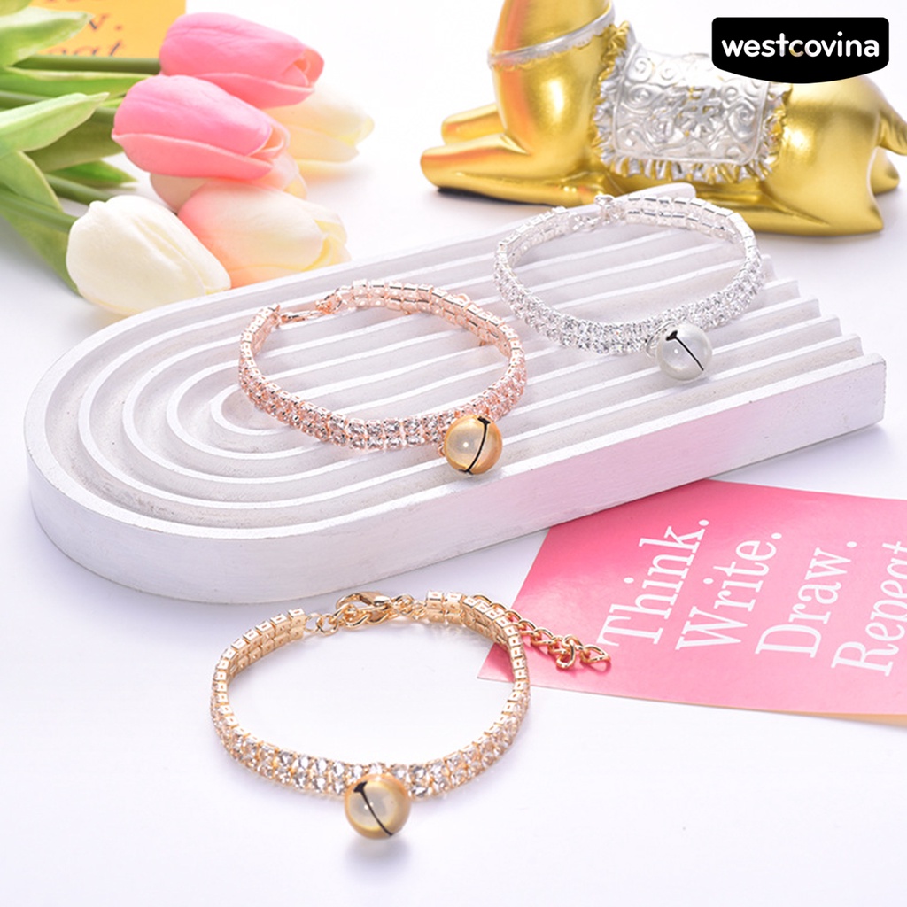 [COD]♞Vòng Cổ Đính Đá Thanh Lịch Dành Cho Thú Cưng